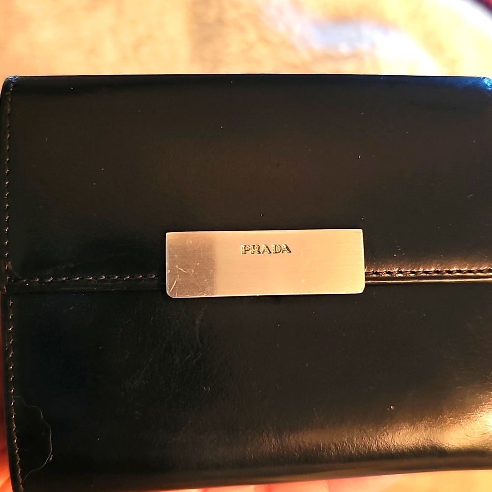 Authentic Vintage Leather Prada Coin Wallet